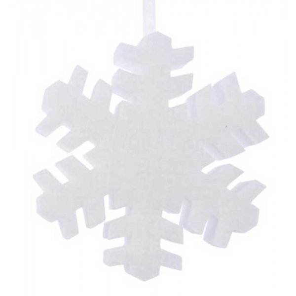 Χριστουγεννιάτικη Χιονονιφάδα Οροφής, Λευκή (25cm)